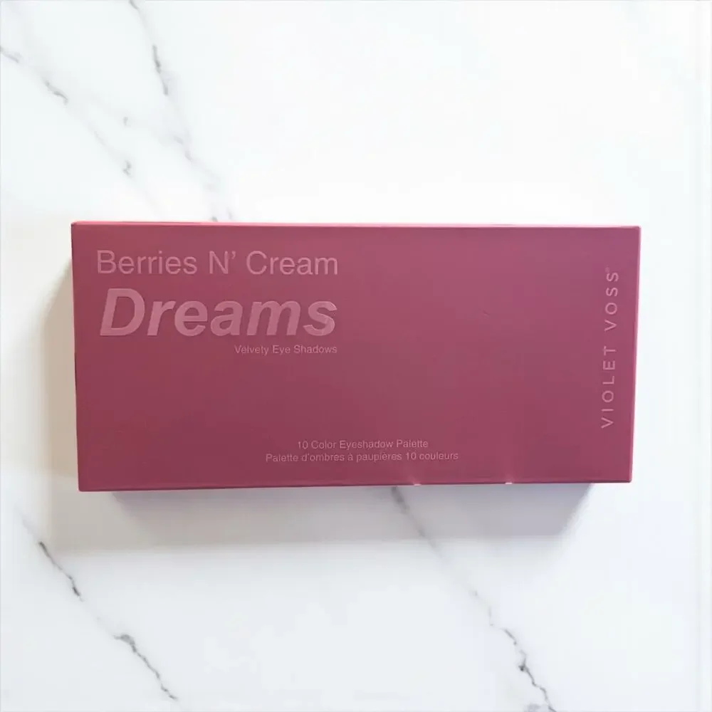 Violet Voss Berries N Cream Dreams Eyeshadow Palette 10 Shades New Sealed